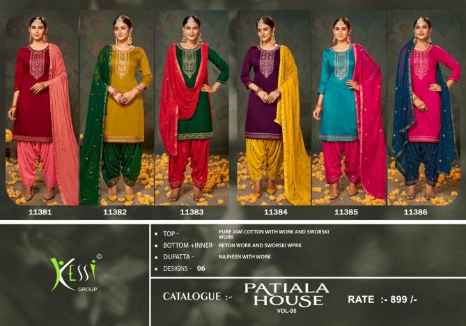 Patiala House Vol 95 By Kessi Jam Cotton Dress Material Catalog